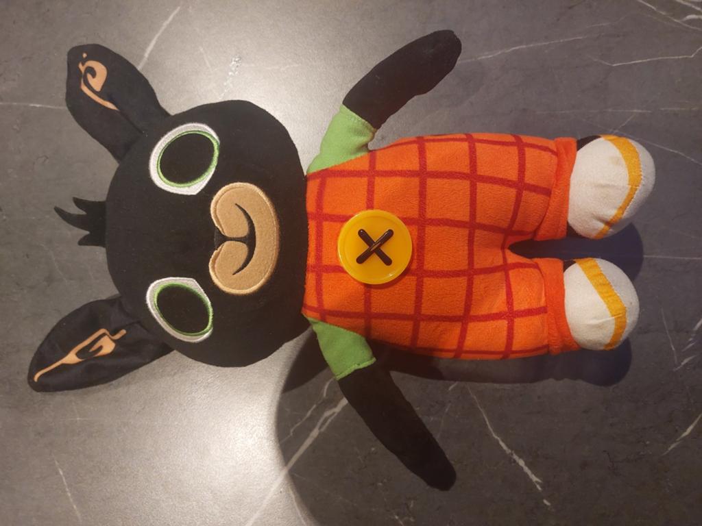 Pratende Bing knuffel met Hoppety knuffeltje, Gebruikt, Overige merken, Met geluid, Overige karakters