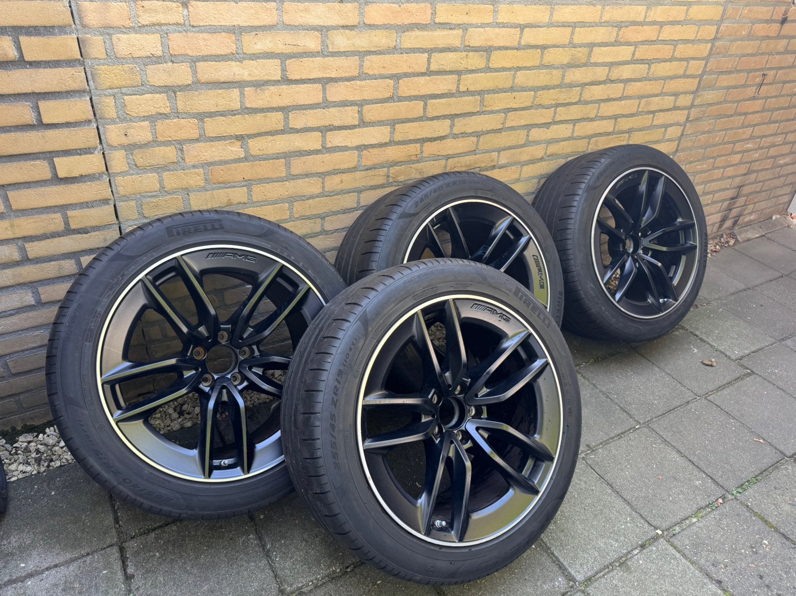 Mercedes-Benz 255/45ZR19 W290 AMG GT 43/53/63 velgen, 19 inch, Gebruikt, 255 mm, Banden en Velgen