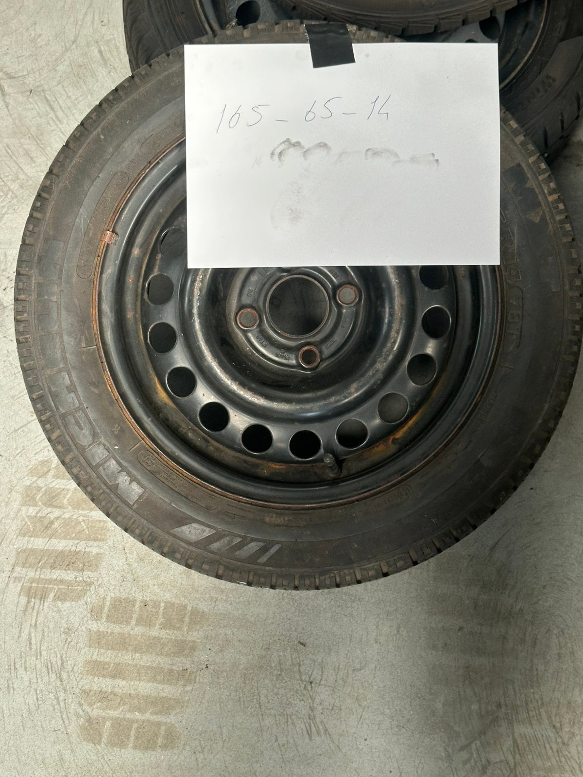 Stalen velg, Ophalen, 14 inch, Band(en), 165 mm
