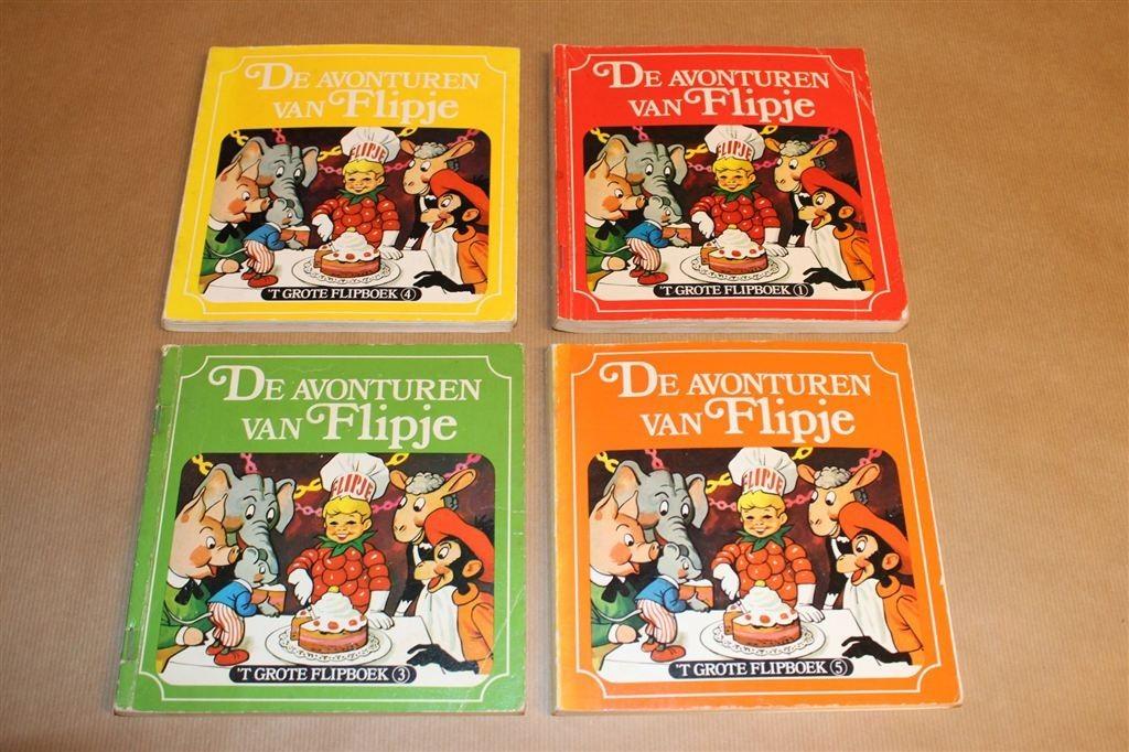 \'t Grote Flipboek [Deel 1, 3, 4, 5] — Kolomstrips, Boeken, Eén stripboek, Ophalen of Verzenden, Gelezen