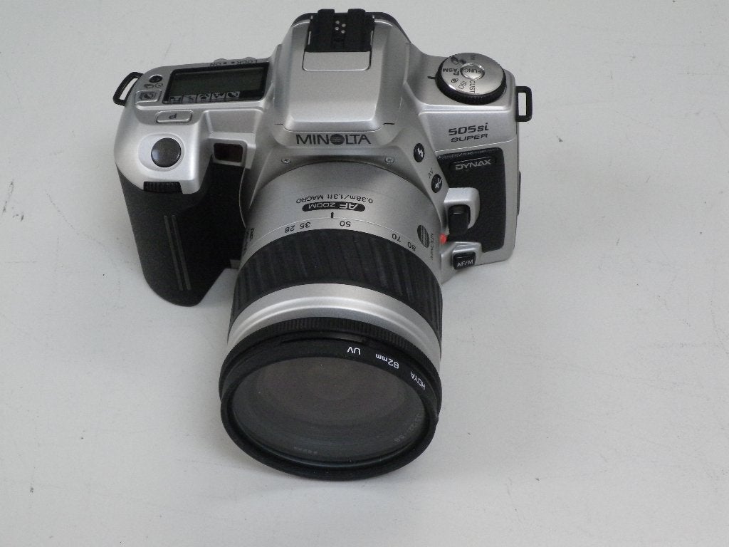 minolta 505 si super met 28-80mm lens, Ophalen of Verzenden, Zo goed als nieuw, Spiegelreflex, Minolta