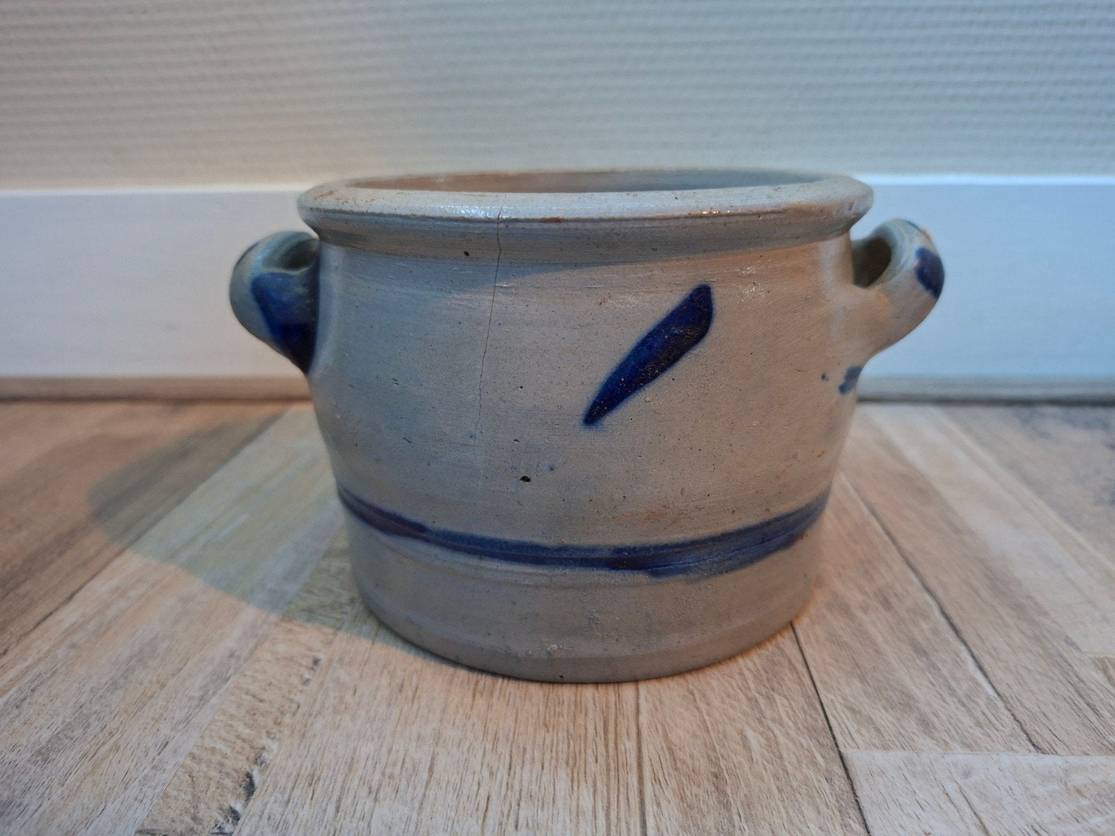 bloempot pot Keulse, Rond, Ophalen of Verzenden, Aardewerk, Minder dan 40 cm