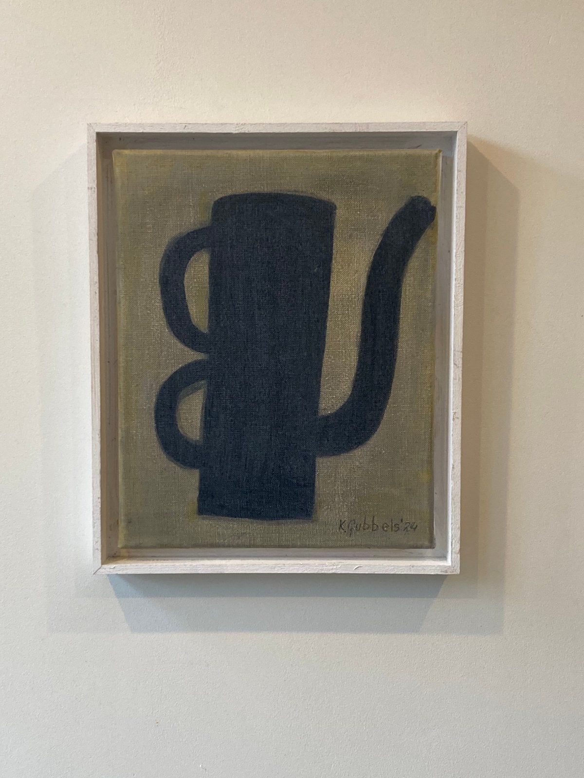 Klaas Gubbels - schilderij op doek, Ophalen