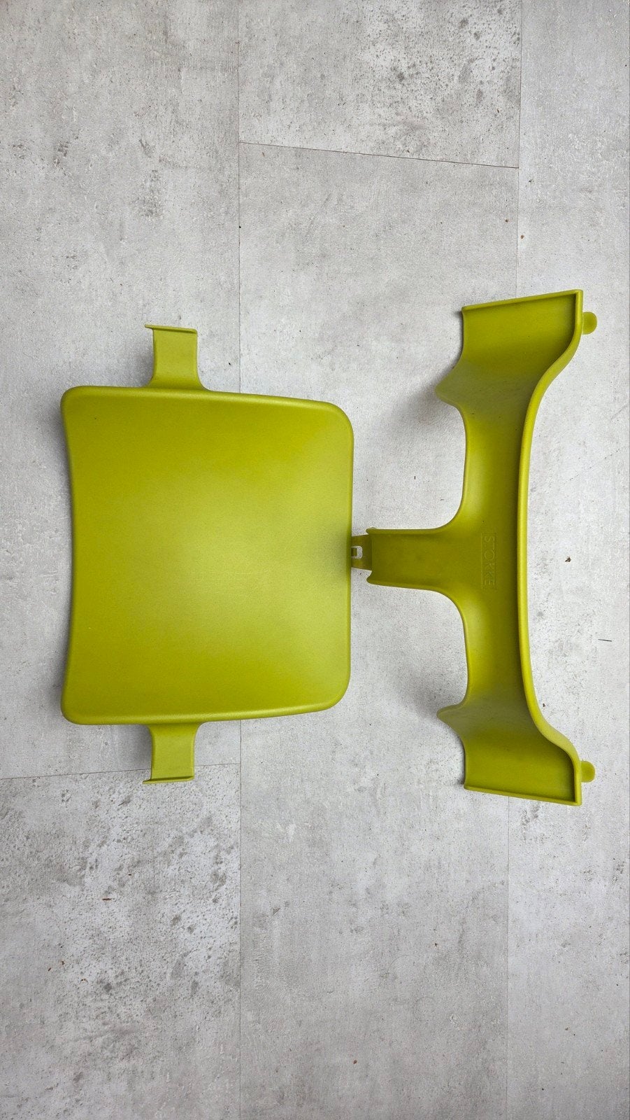 stokke babyset groen, Kinderen en Baby's, Ophalen of Verzenden, Zo goed als nieuw, Meegroeistoel
