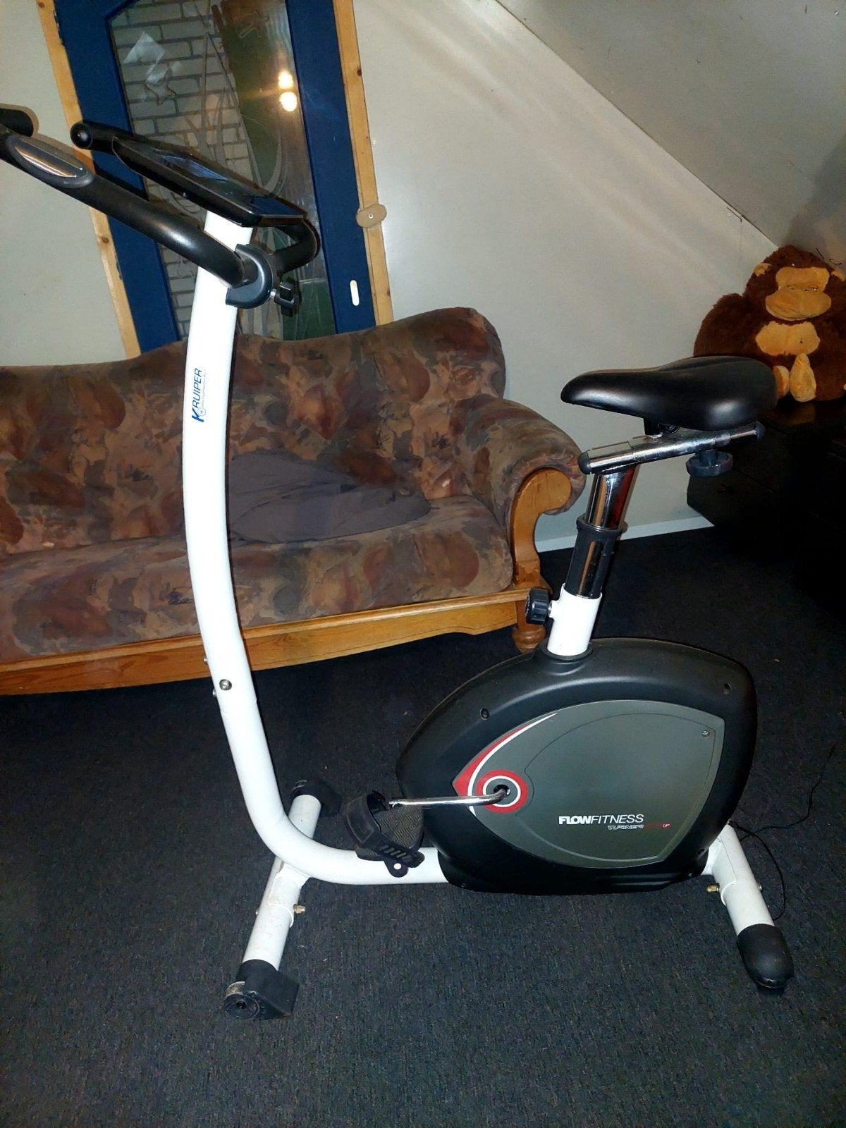 Flow Fitness Turner DHT750i Hometrainer, Ophalen, Gebruikt, Metaal, Benen