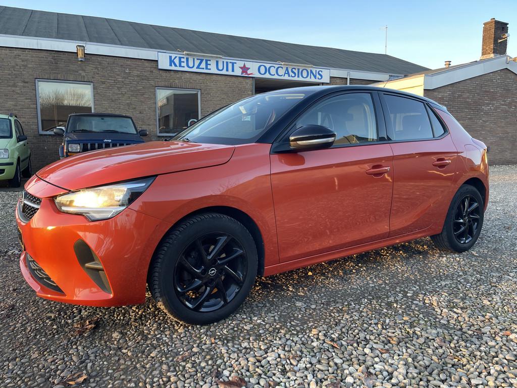 Opel Corsa 1.2 Edition Sportvelgen en Navigatie (bj 2020), Auto's, Opel, Voorwielaandrijving, Stof, Origineel Nederlands, Handgeschakeld