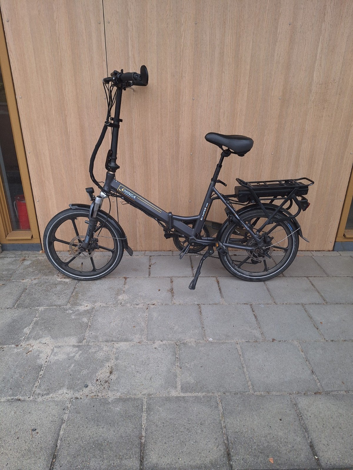 elektrische fiets - Lacros Shinga scamper S400, Ophalen of Verzenden, Gebruikt, 30 tot 50 km per accu, Overige merken
