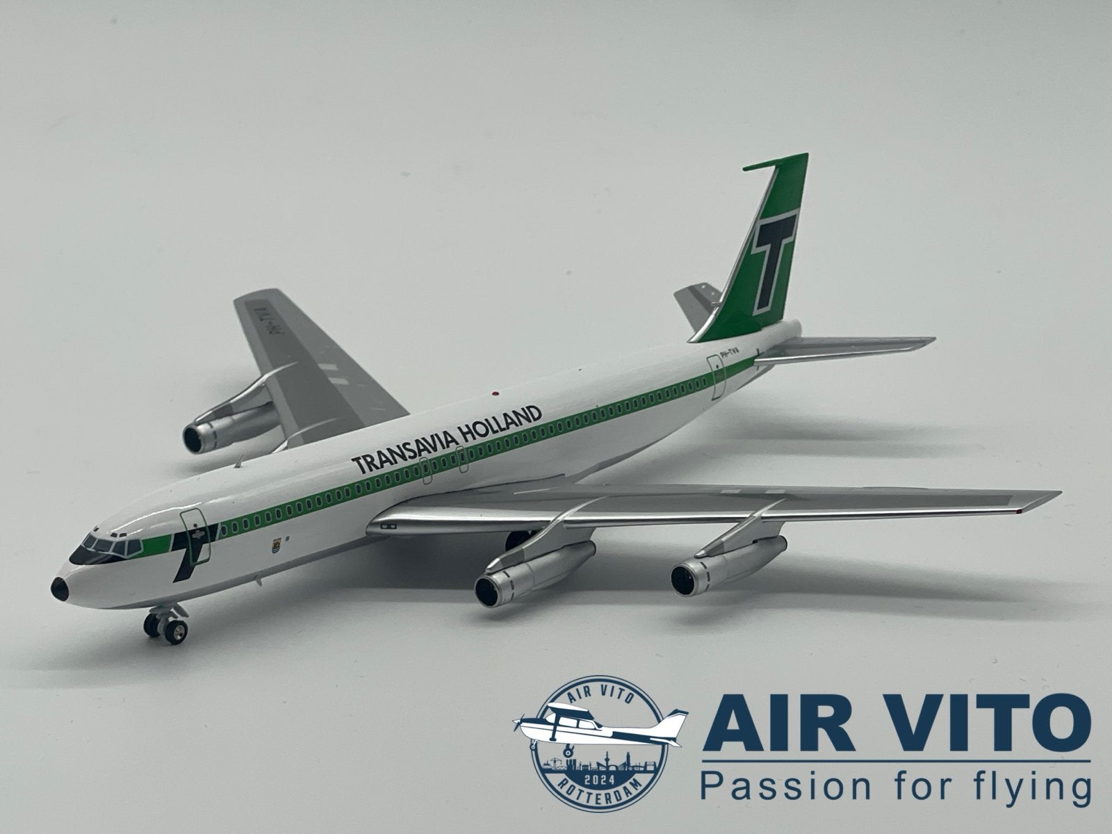 Inflight 200 Boeing 707-123B Transavia Holland PH-TVA, 2992jb, Schaalmodel, Ophalen of Verzenden, Operations@airvito.com