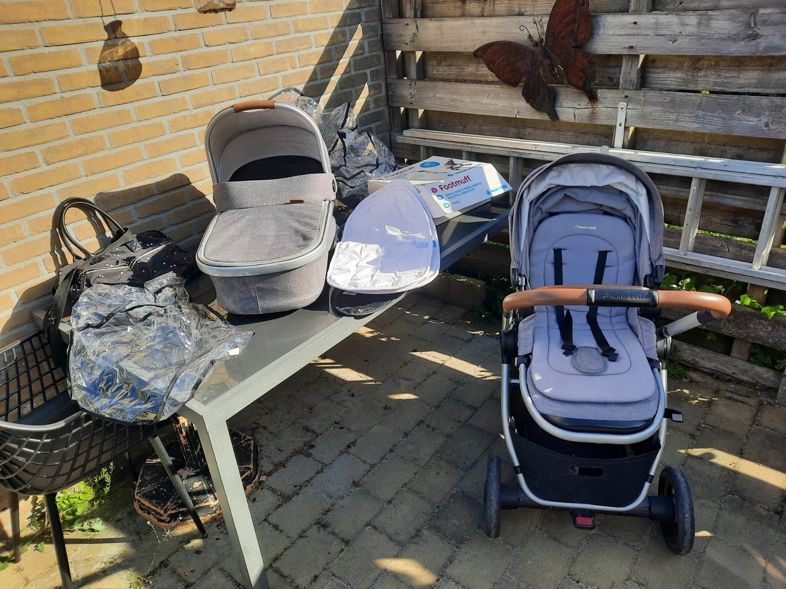 Maxi-Cosi Combiwagen met Reiswieg en Voetenzak, Kinderen en Baby's, Ophalen, Gebruikt, Met autostoeltje, Combiwagen