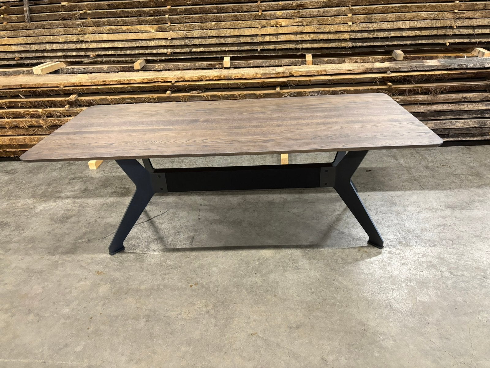 Nieuwe Bert Plantagie eettafel Bixx 220x100x77cm rechthoekig, Ophalen, 50 tot 100 cm, Rechthoekig, Nieuw