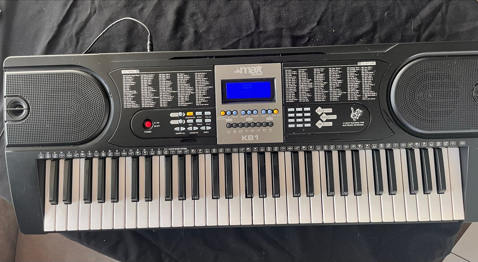 Max Music KB1 Keyboard voor beginners, Ophalen, Gebruikt, 61 toetsen, Overige merken