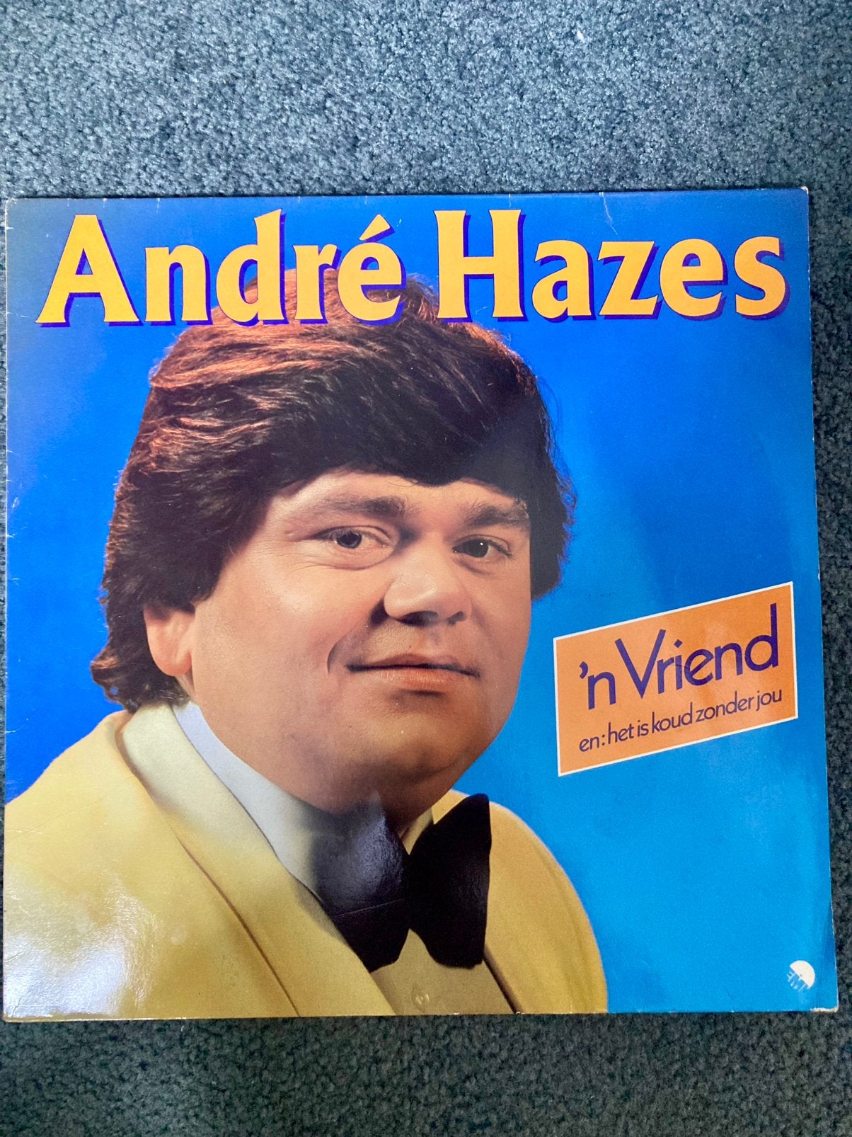 LP André Hazes - ‘n Vriend, Ophalen, Zo goed als nieuw, 12 inch, Levenslied of Smartlap
