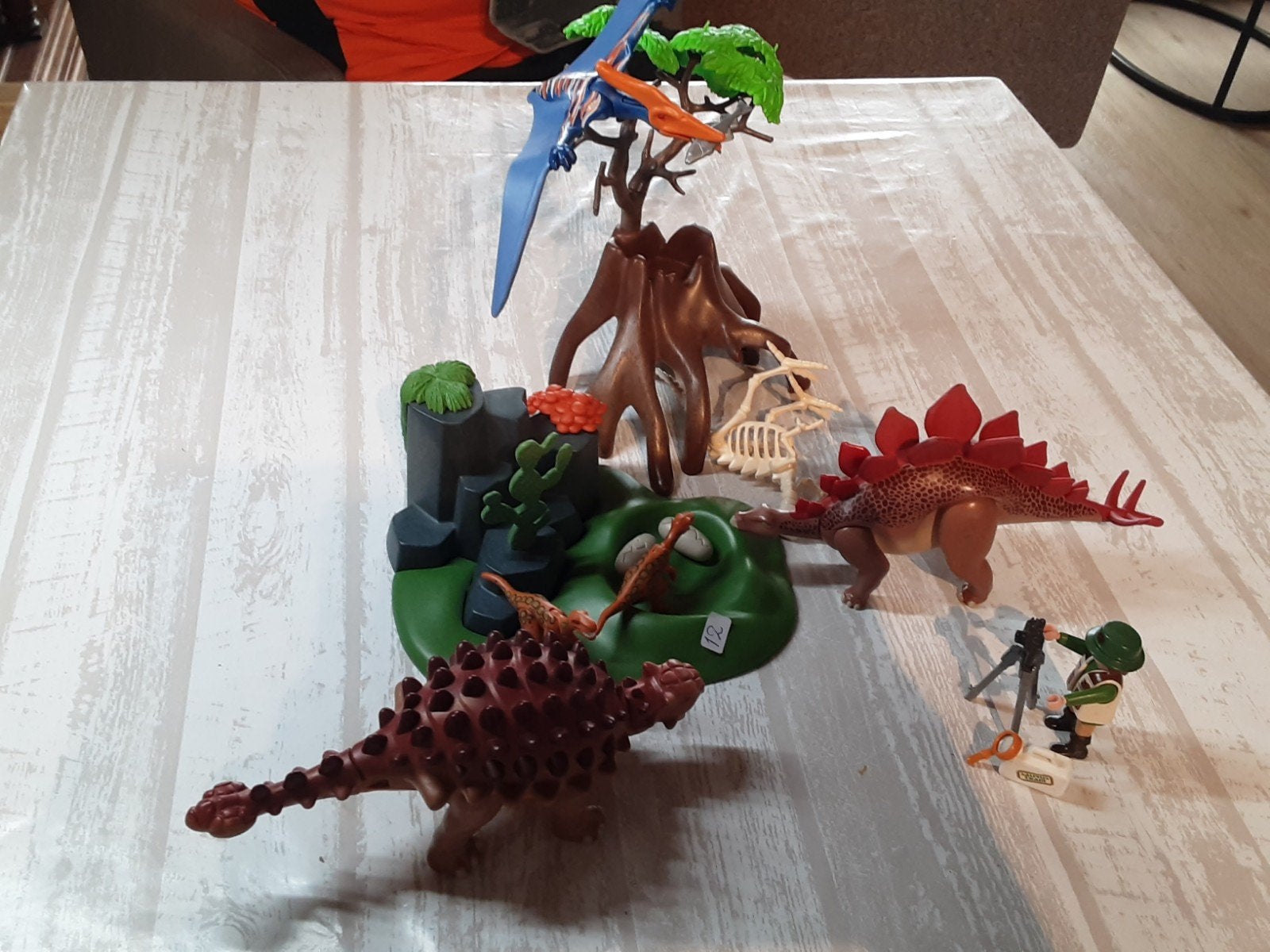 DIERENSETS nr 12. Dinosauriërs nest eieren, Ophalen of Verzenden, Zo goed als nieuw, Complete set