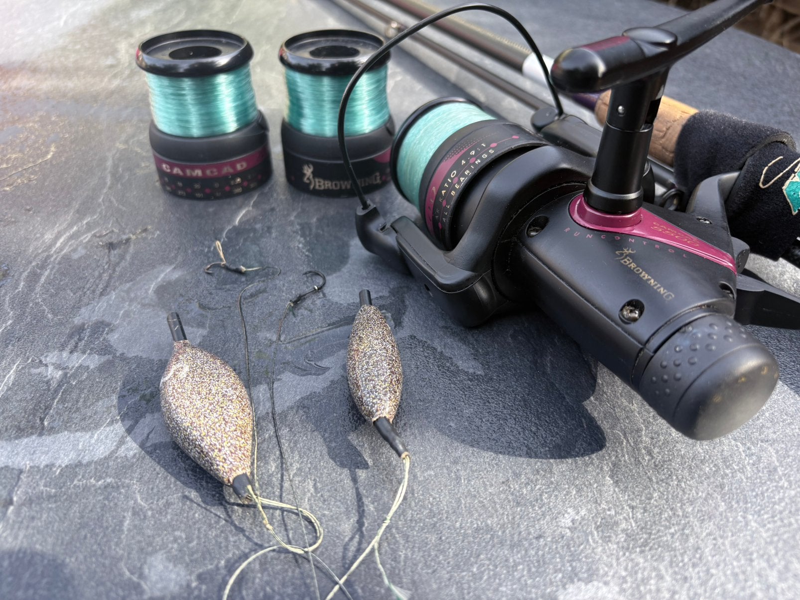 Complete karperhengel set: Cormoran 'The Beast Carp', Ophalen, Zo goed als nieuw, Complete set