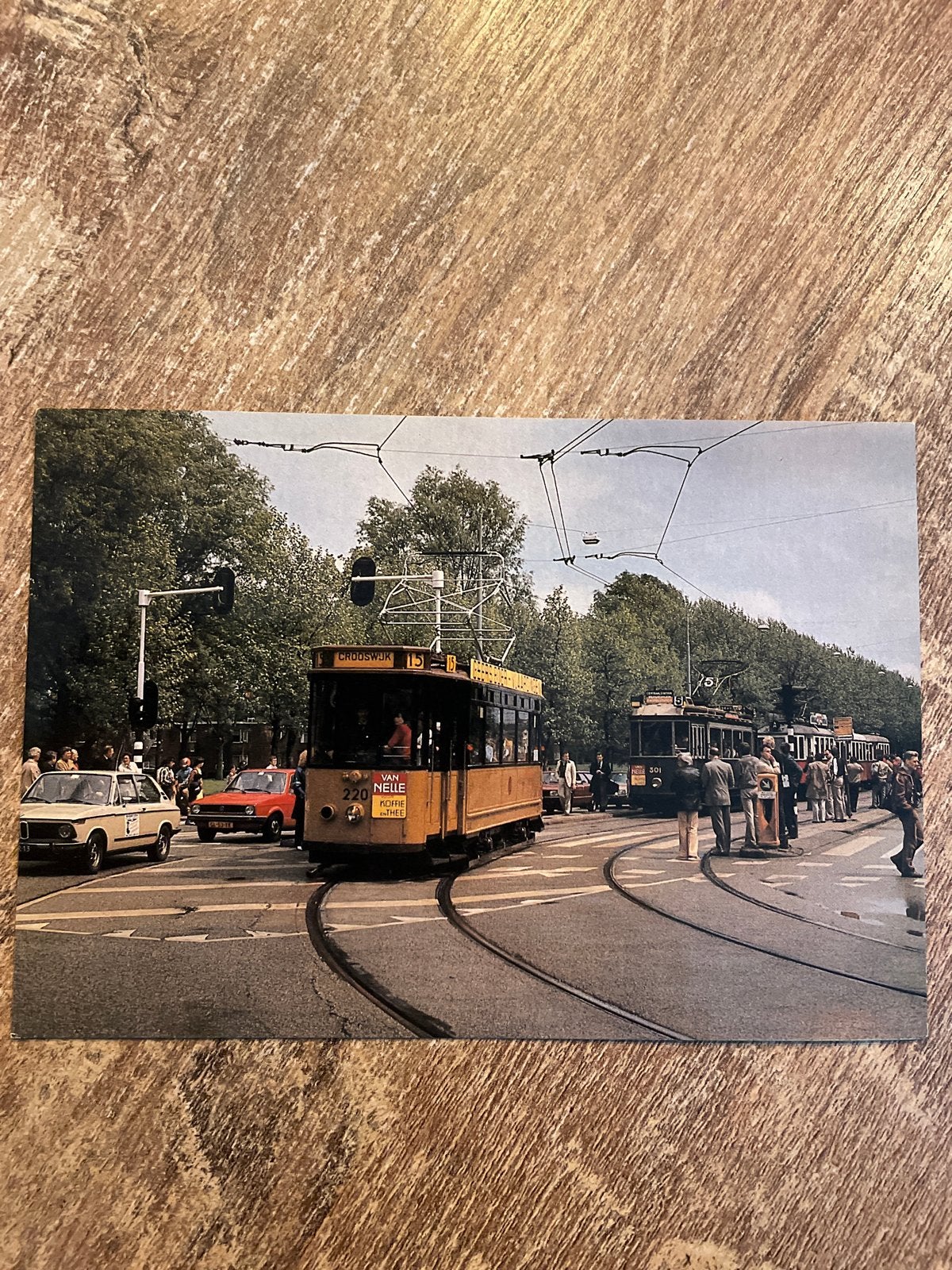 Ansichtkaart Electrische Museumtramlijn Amsterdam 1981, Ophalen of Verzenden, 1980 tot heden, Ongelopen, Noord-Holland