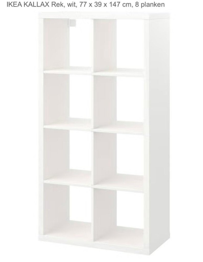 Ikea Kallax kast, Ophalen, Met plank(en), 50 tot 100 cm, Zo goed als nieuw
