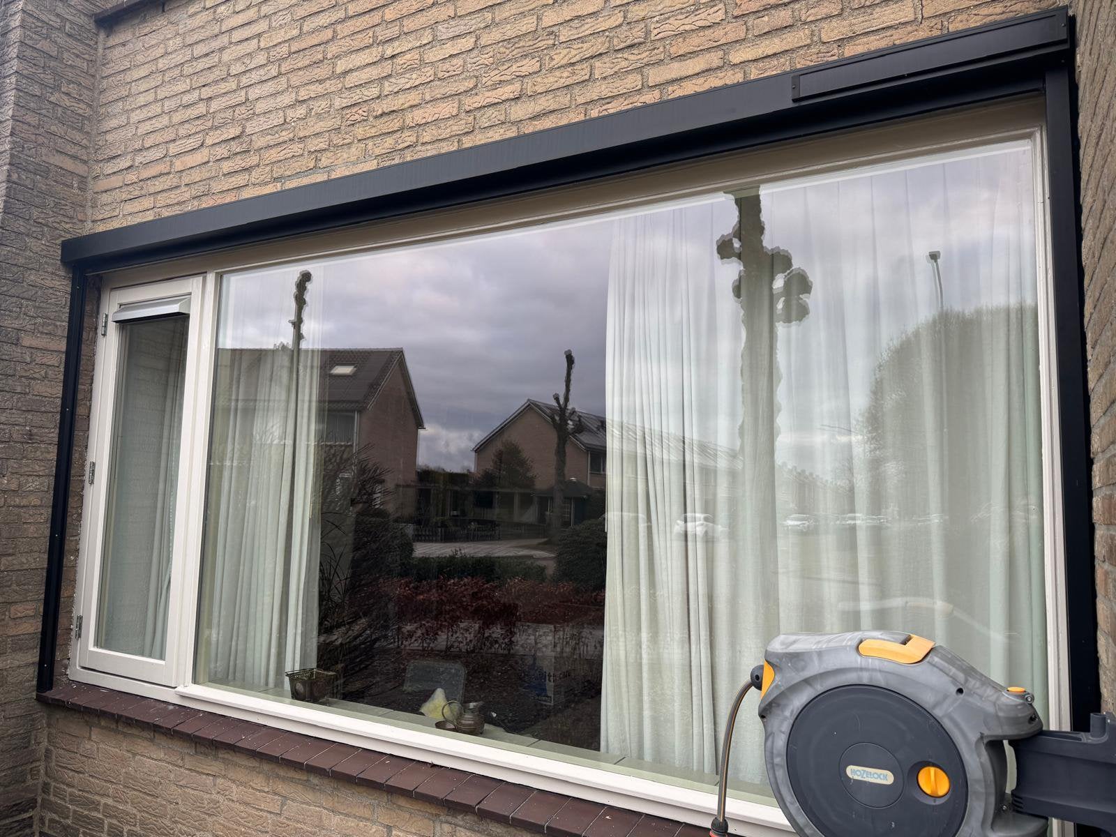 Verano v550 solar ritsscreen, Tuin en Terras, Zonneschermen, Minder dan 150 cm, Ophalen, Knikarmscherm