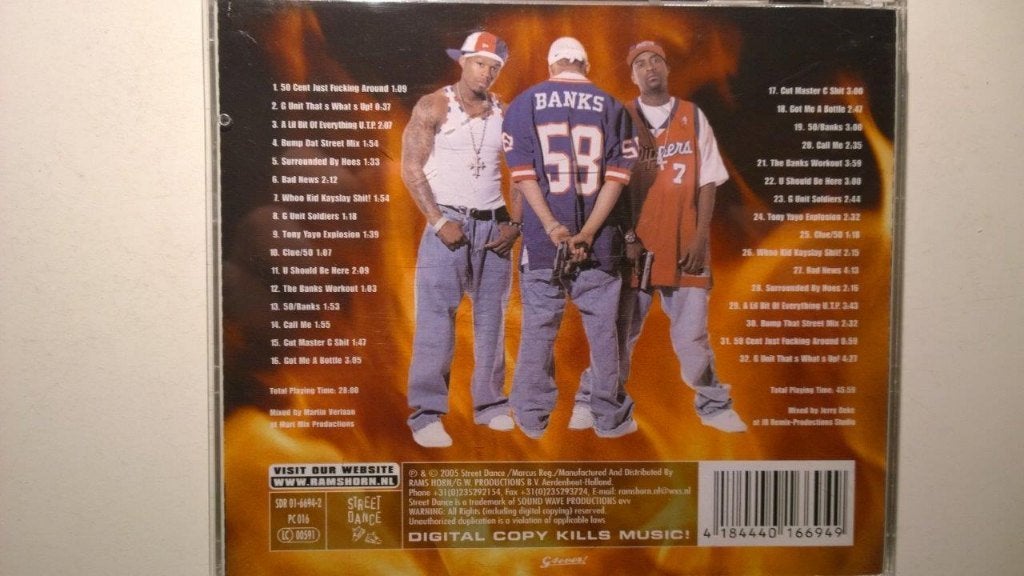G-Unit Ft. 50 Cent - Tha Gangsta Mix, Ophalen of Verzenden, Zo goed als nieuw, Album