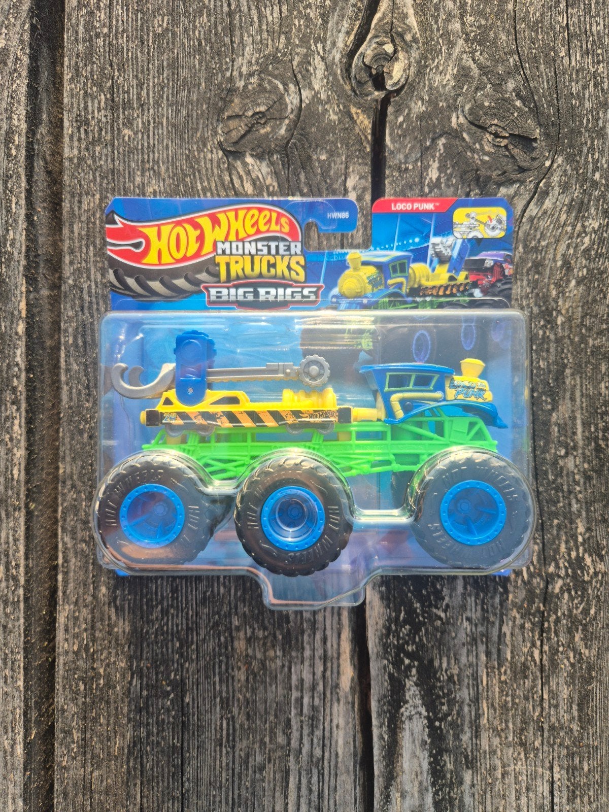 Hot Wheels Monster Trucks Big Rigs Loco Punk, Ophalen of Verzenden, Nieuw