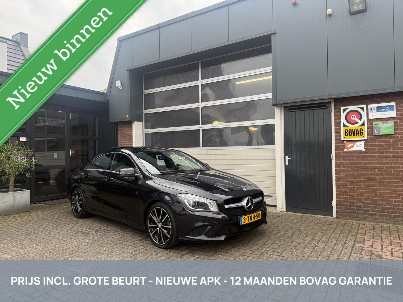 Mercedes CLA-klasse 200 Prestige 1e EIG/PANO/ECC *ALL-IN PRI, Auto's, Gebruikt, Euro 6, Bedrijf, Sedan