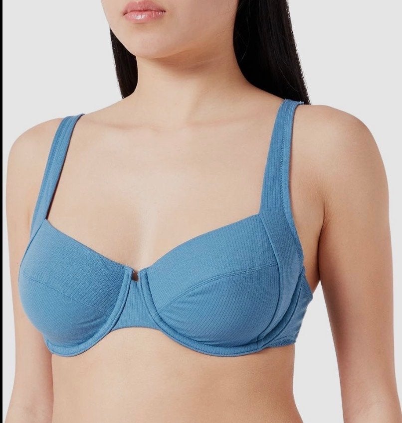 Triumph Bikini Top 80D Blauw, Verzenden, Zo goed als nieuw, Blauw, Bikini