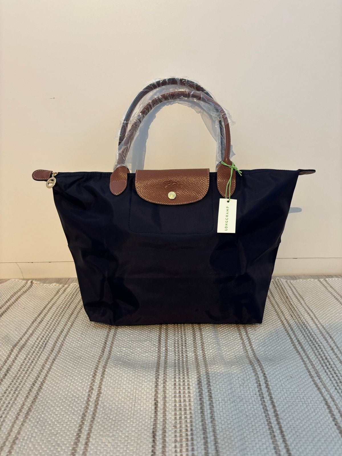 Longchamp Le Pliage Shopper Tas maat L, Verzenden, Nieuw, Blauw, Shopper