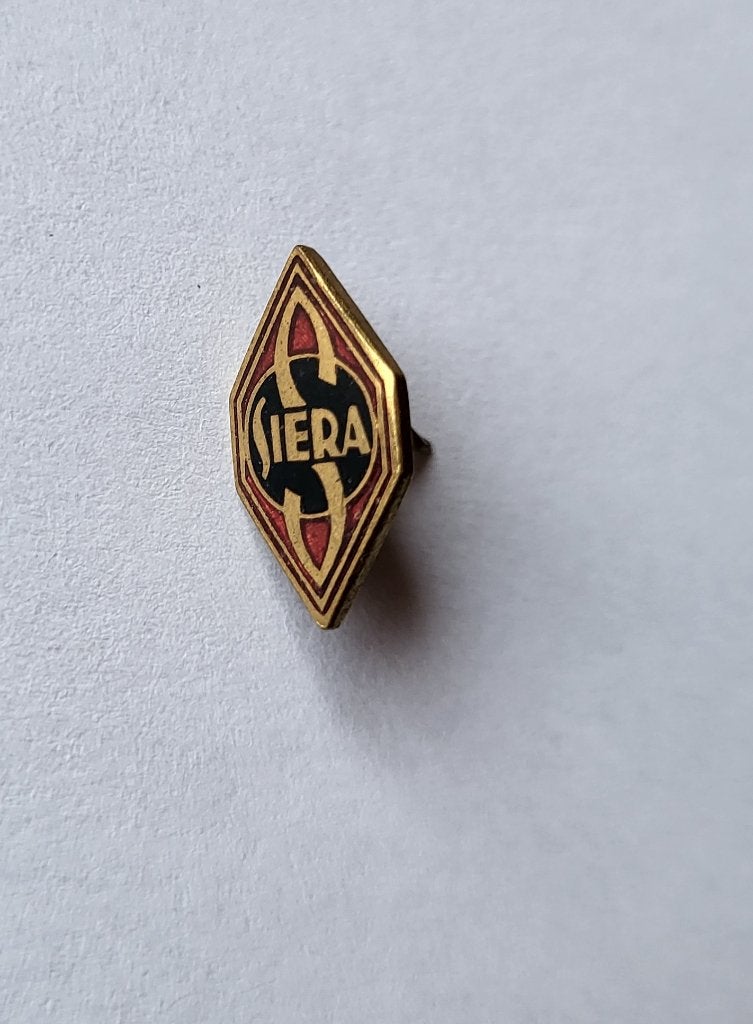 Siera Philips Radio embleem schildje logo C, Ophalen of Verzenden