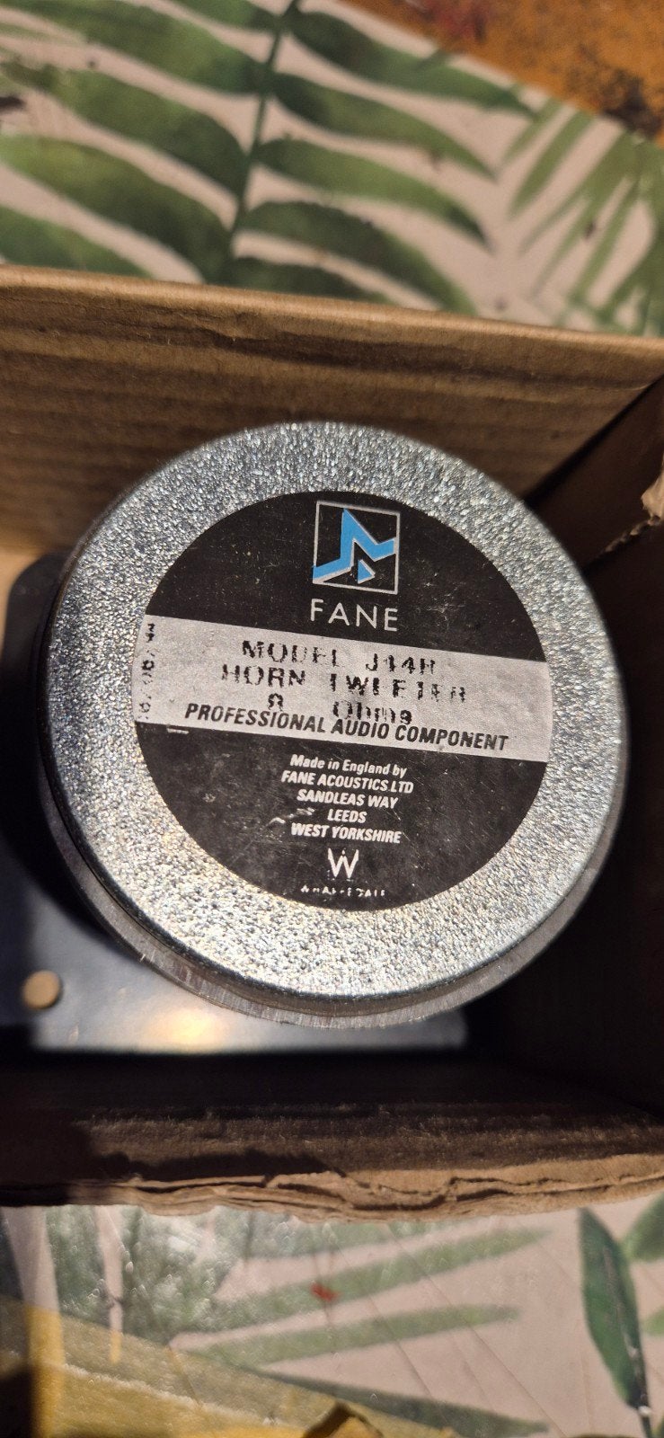 Fane J14H Horn Tweeter - Professionele Audio Component, Ophalen of Verzenden, Nieuw, Overige typen, Overige merken