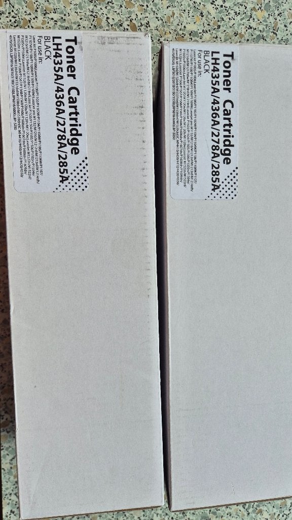 2x toner zwart 35A/36A/78A/85A, Ophalen of Verzenden, Nieuw, Toner, HP