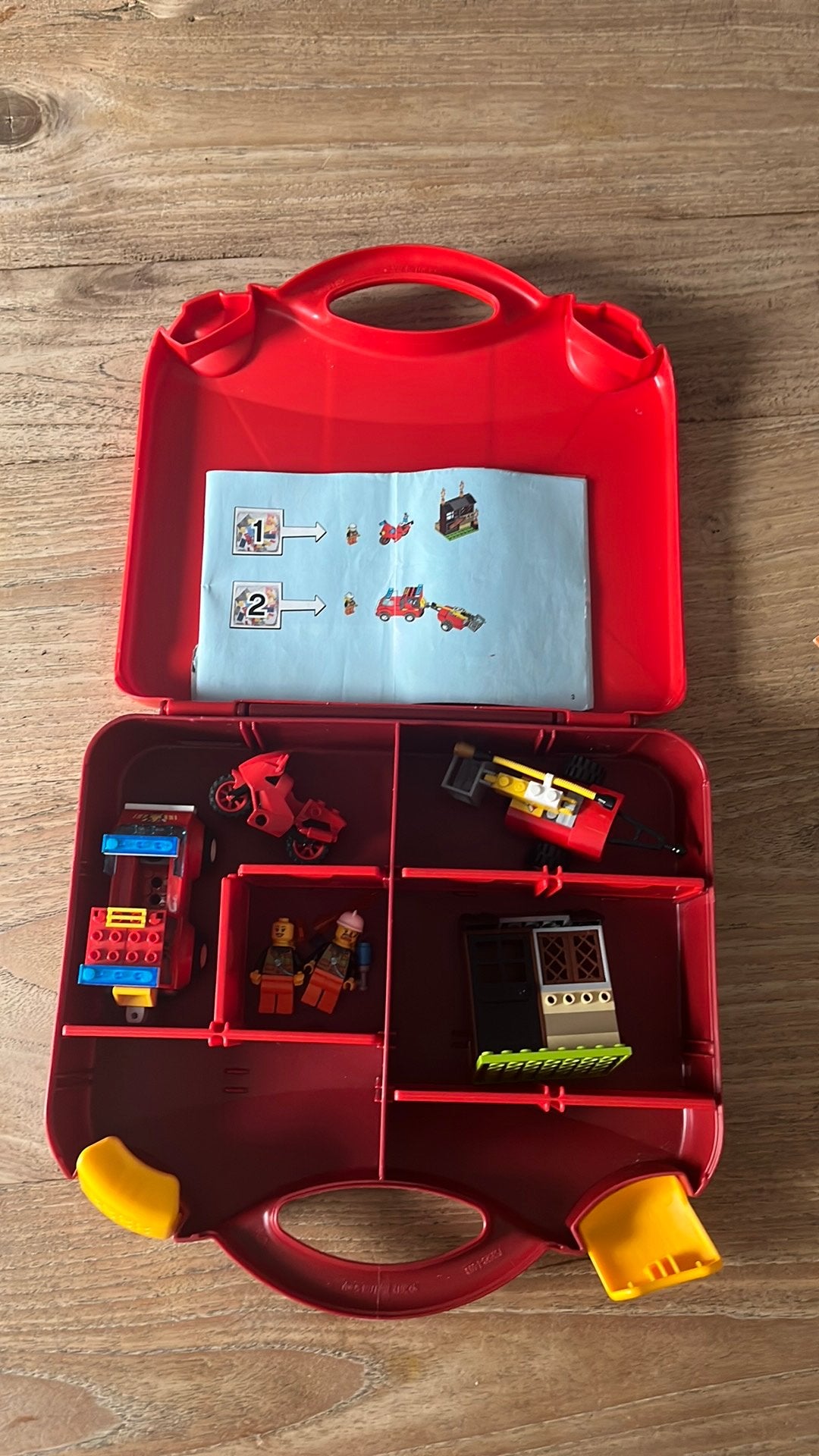 Lego koffer, Ophalen, Gebruikt