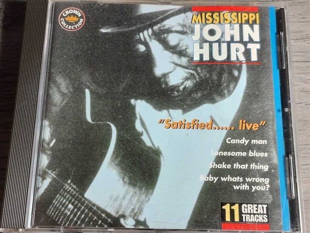 Mississippi John Hurt - Satisfied....Live, Ophalen of Verzenden, 1980 tot heden, Zo goed als nieuw, Jazz