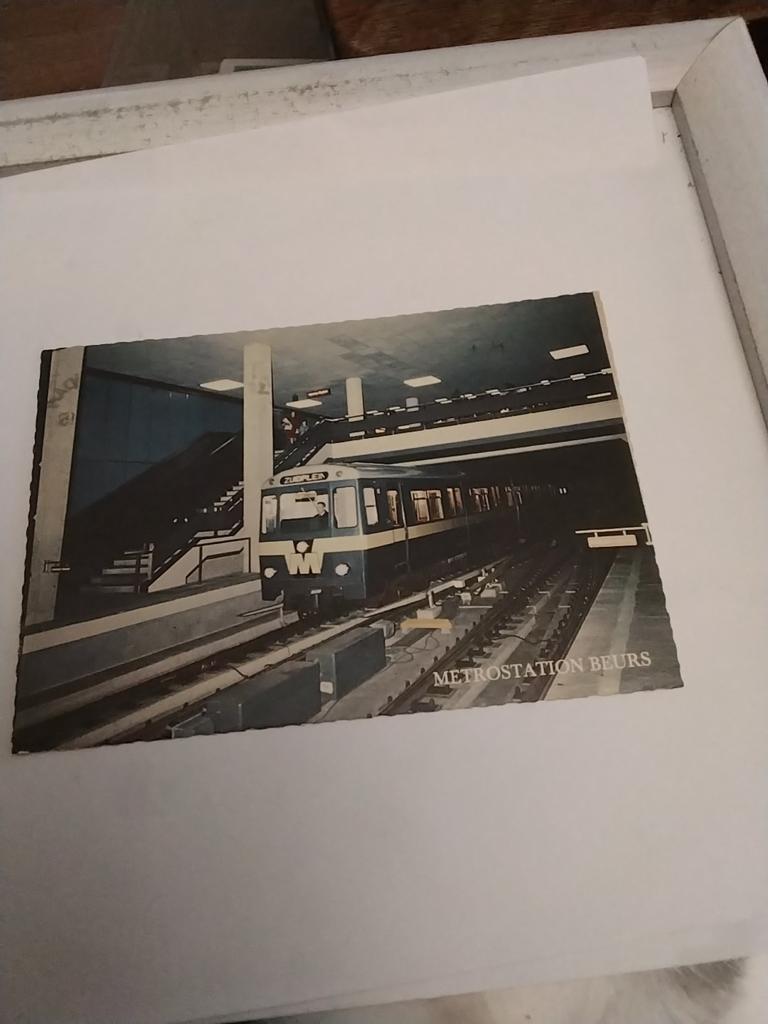 METRO ROTTERDAM.  METROSTATION. BEURS, Ophalen of Verzenden, 1960 tot 1980, Zuid-Holland