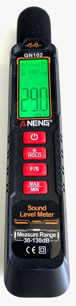 Decibel meter, type ANENG GN102, Verzenden, Zo goed als nieuw