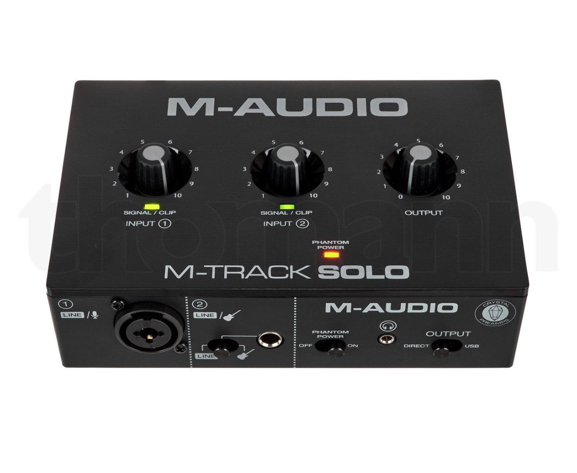 M-Audio M-Track Solo Audio interface, Ophalen of Verzenden, Zo goed als nieuw, Audio