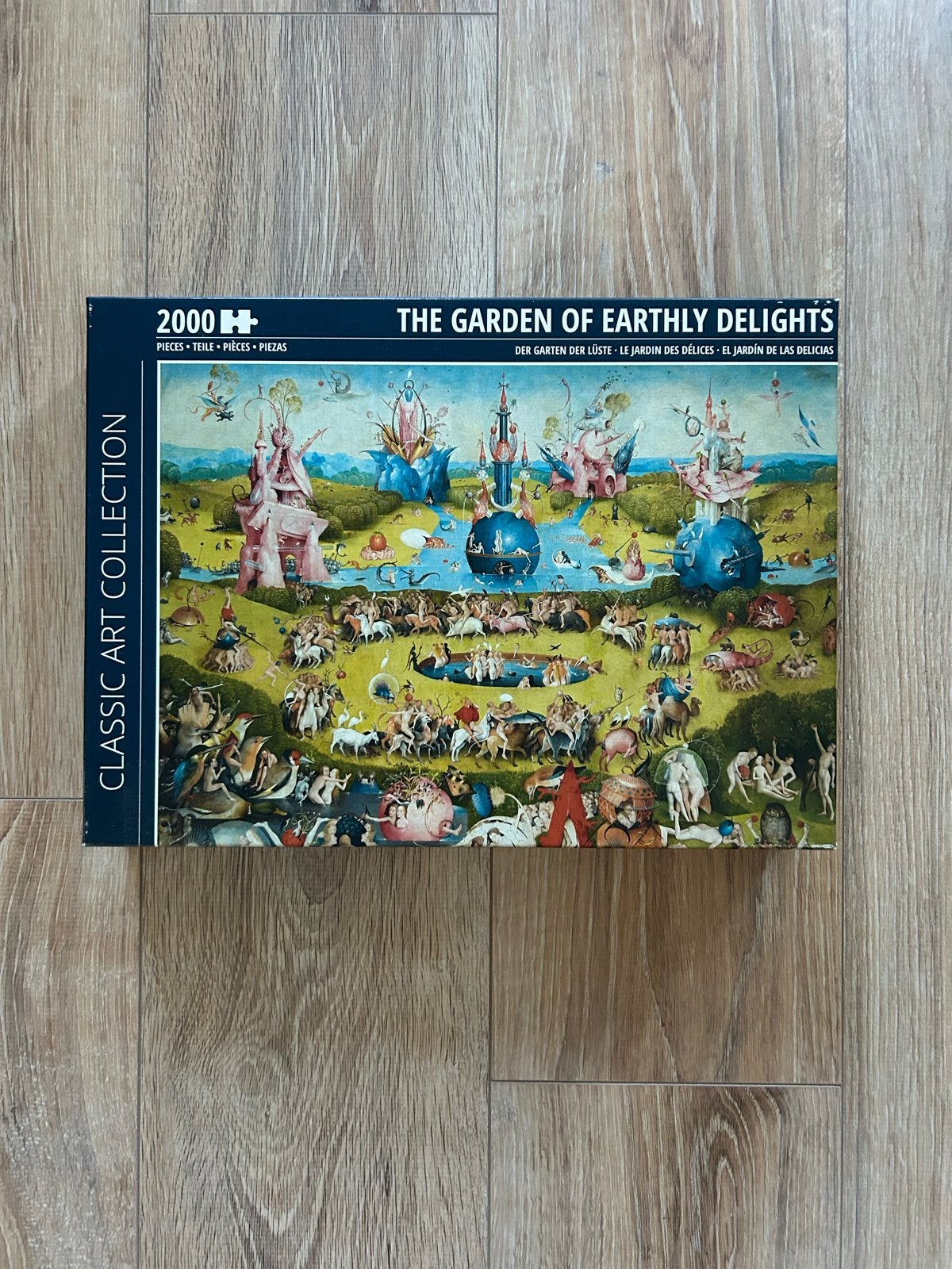 Tuin der Lusten 2000 stukjes puzzel (compleet), Ophalen of Verzenden, Meer dan 1500 stukjes, Zo goed als nieuw, Legpuzzel