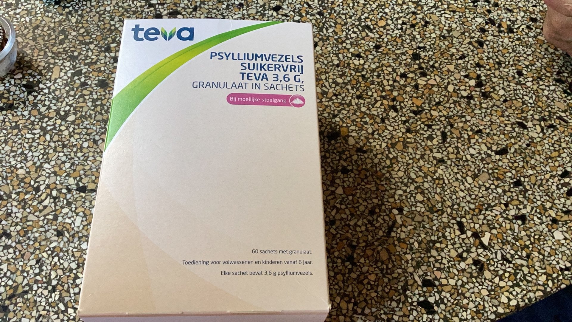 Psylliumvezels suikervrij, Ophalen, Nieuw