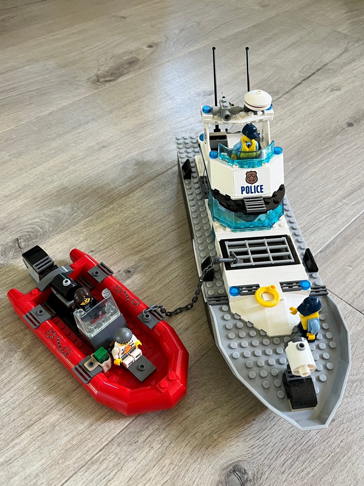 Lego City Politie Patrouilleboot 60129 COMPLEET, Kinderen en Baby's, Ophalen of Verzenden, Zo goed als nieuw