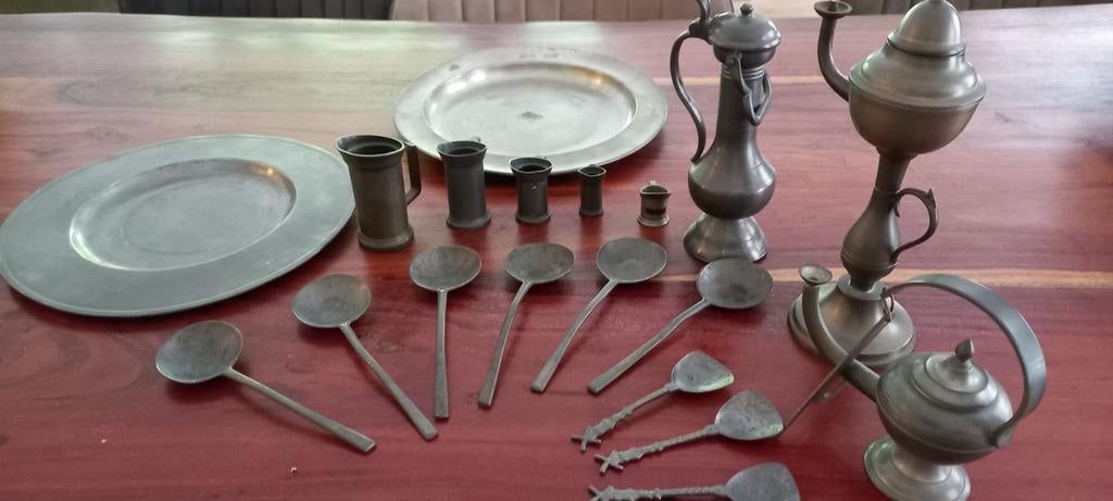 Oud tin, Ophalen