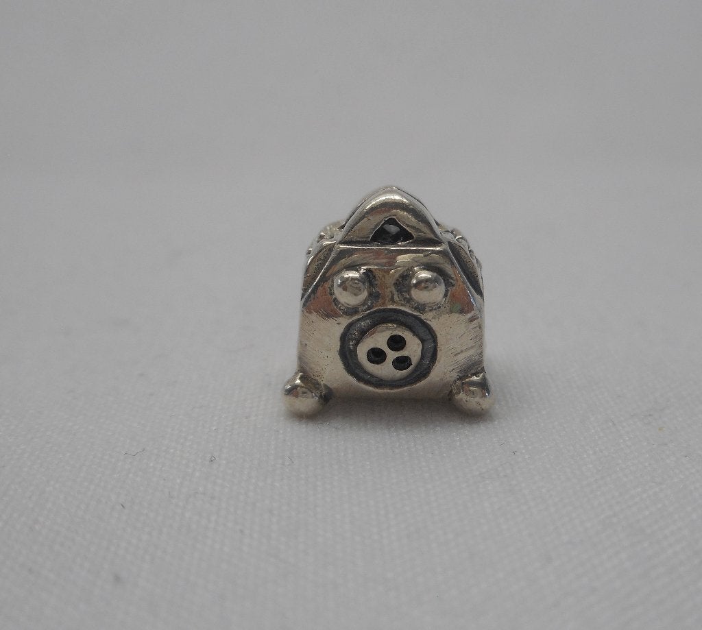 Zilveren Bacio bedel tasje nr.1559, Overige merken, Verzenden, Zo goed als nieuw, 1 bedel