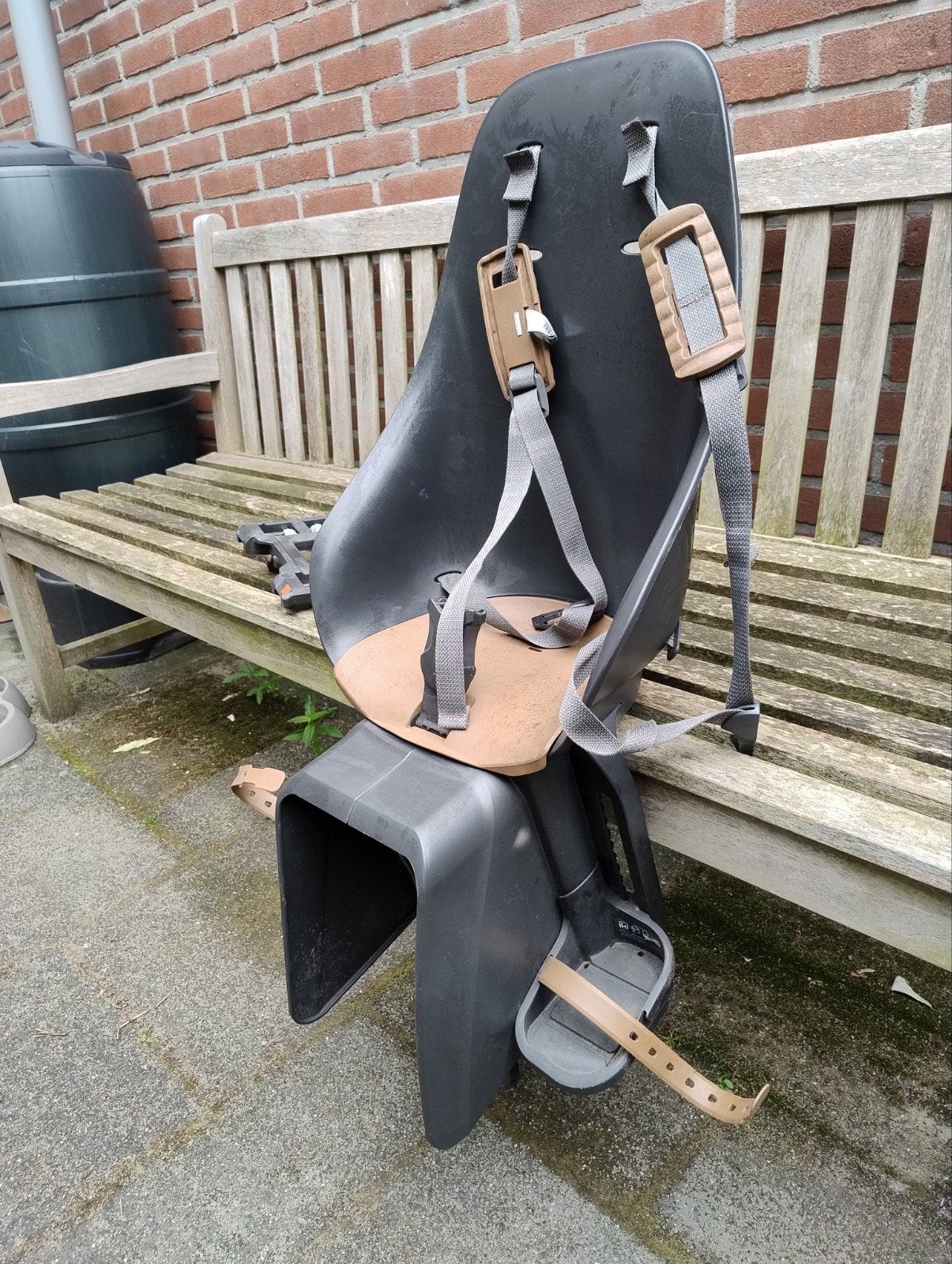 Fietsstoeltje achterop compleet, Ophalen, Gebruikt