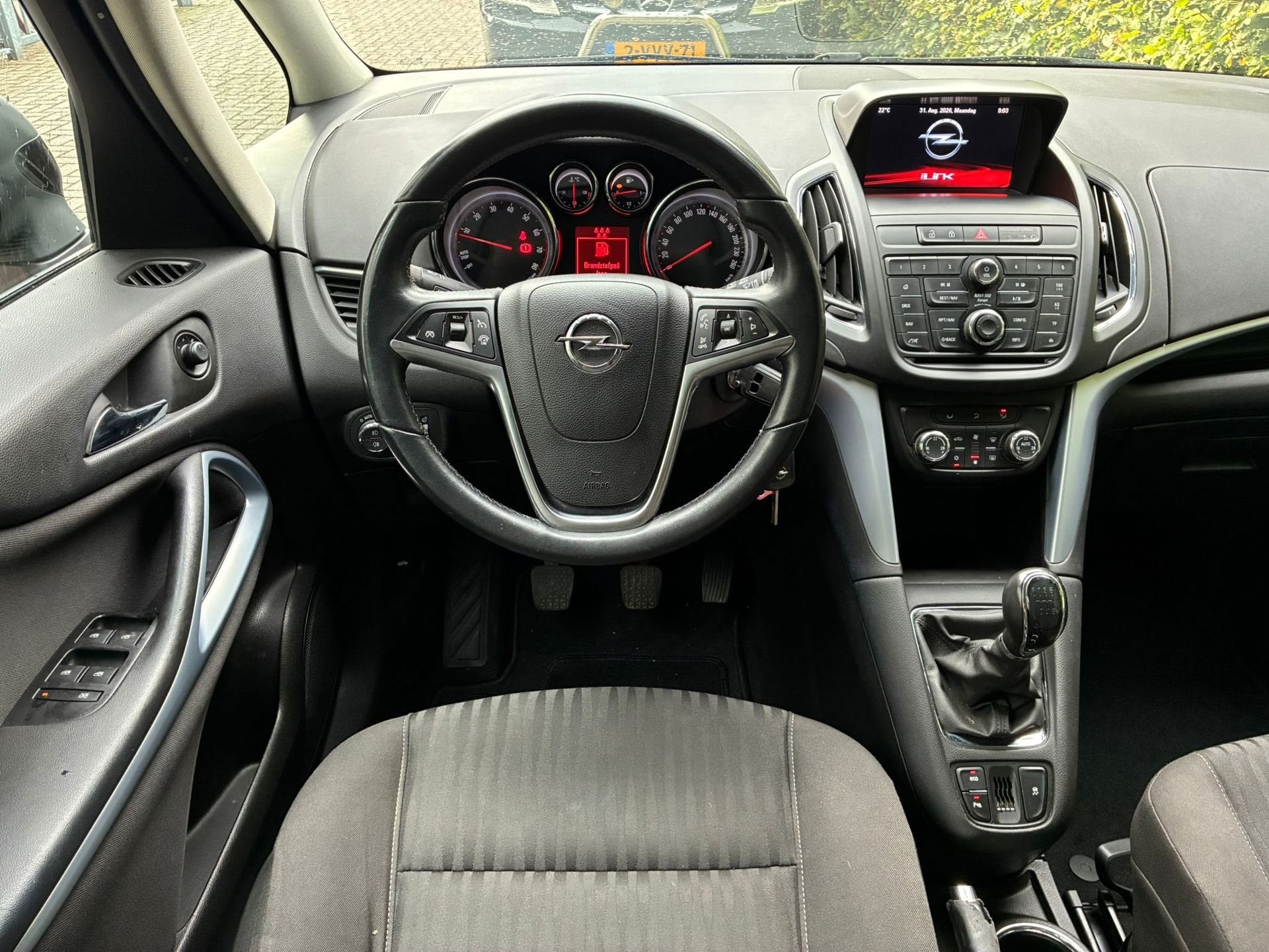 Opel Zafira Tourer 1.4 Turbo I 7 Persoons I Airco I Cruise C, Stof, Gebruikt, 4 cilinders, 7 stoelen