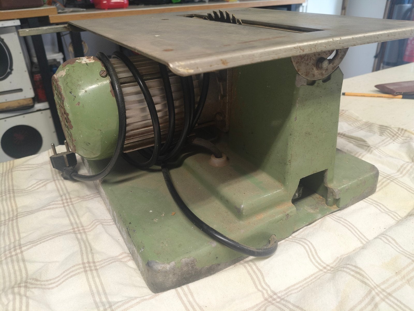 Hanning Tafelcirkelzaag - Made in Western Germany, Ophalen, Gebruikt, Cirkelzaag, 600 tot 1200 watt