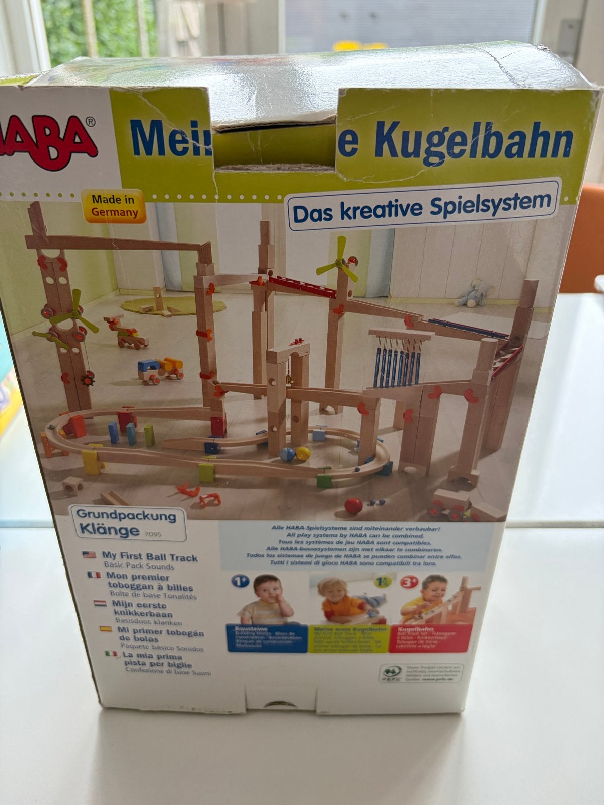 HABA Mijn Eerste Knikkerbaan -  superleuk, Ophalen of Verzenden, Zo goed als nieuw, Overige typen