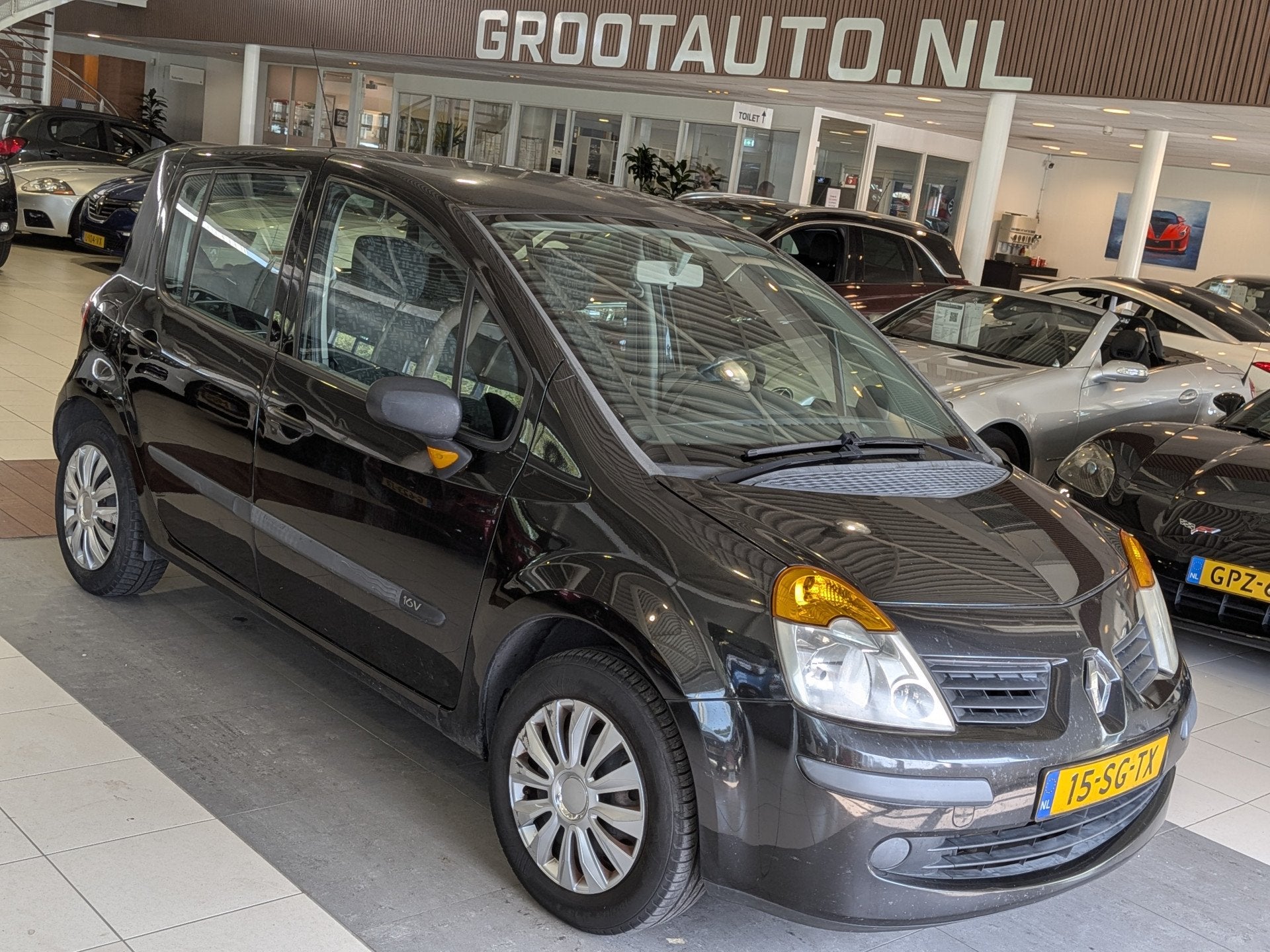 Renault Modus 1.2-16V Campus NAP, Stuurbekrachtiging, Voorwielaandrijving, Stof, Gebruikt, 1055 kg