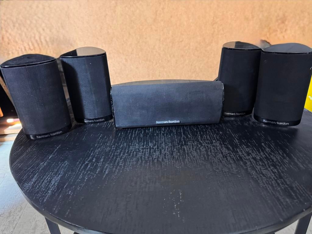 Harman Kardon 5.1 Surround Set – compleet + subwoofer, Gebruikt, 120 watt of meer, Ophalen, Overige merken