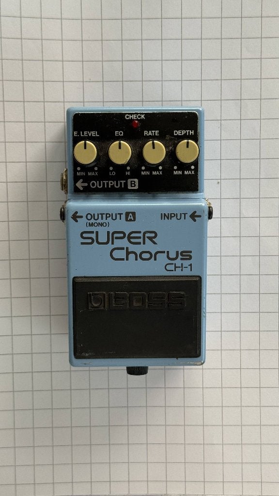 Boss Super Chorus CH-1, Muziek en Instrumenten, Effecten, Ophalen of Verzenden, Gebruikt, Chorus