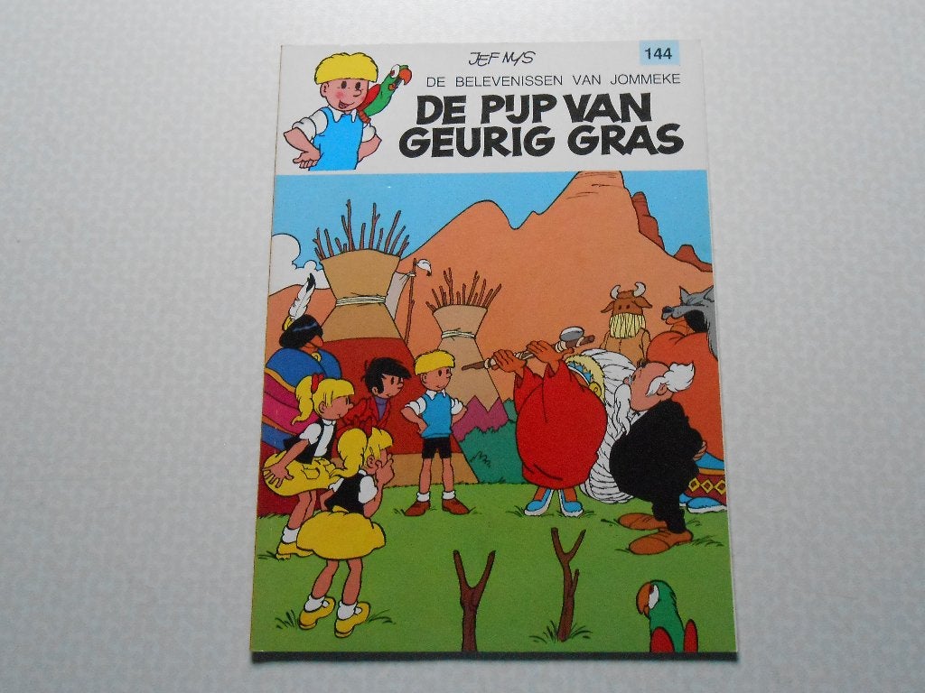 Jommeke 144 De pijp van Geurig Gras 1987 1 ste druk., Boeken, Jef Nys, Eén stripboek, Nieuw, Ophalen of Verzenden