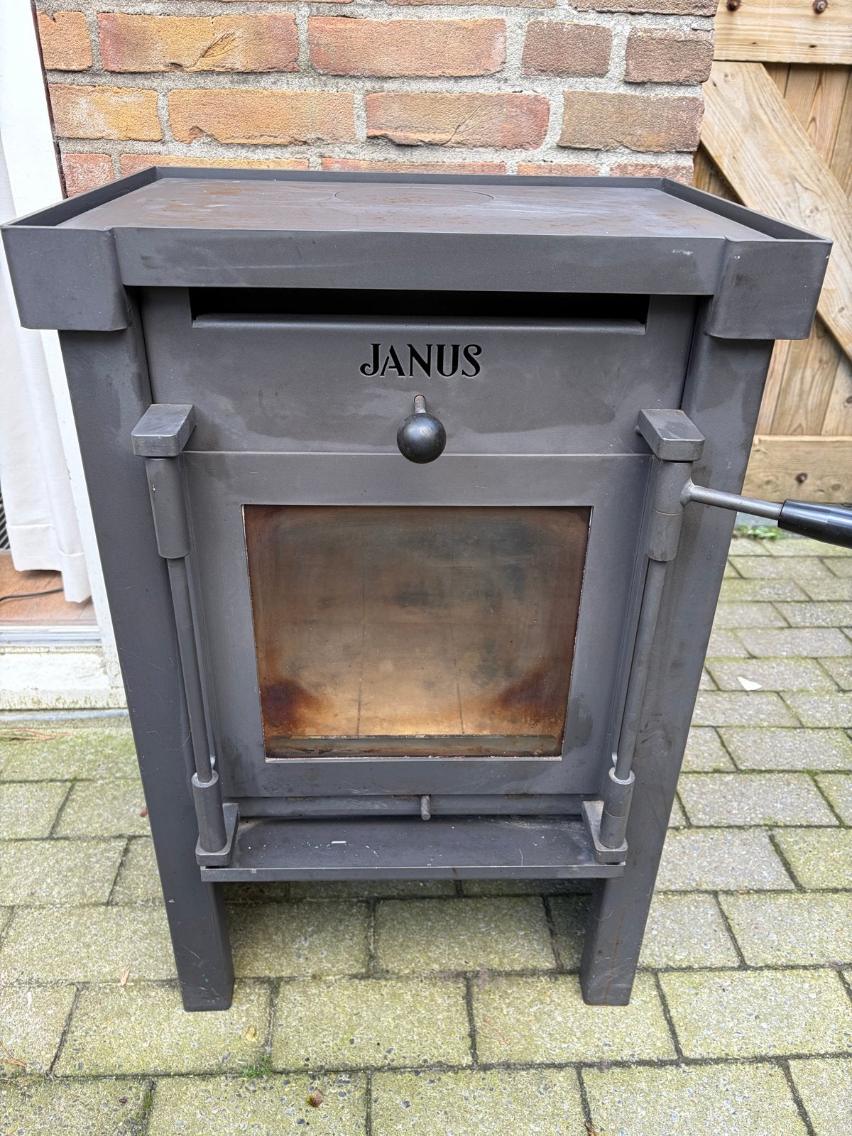 Janus 6 houtkachel, Ophalen, Gebruikt, Vrijstaande haard, Houthaard