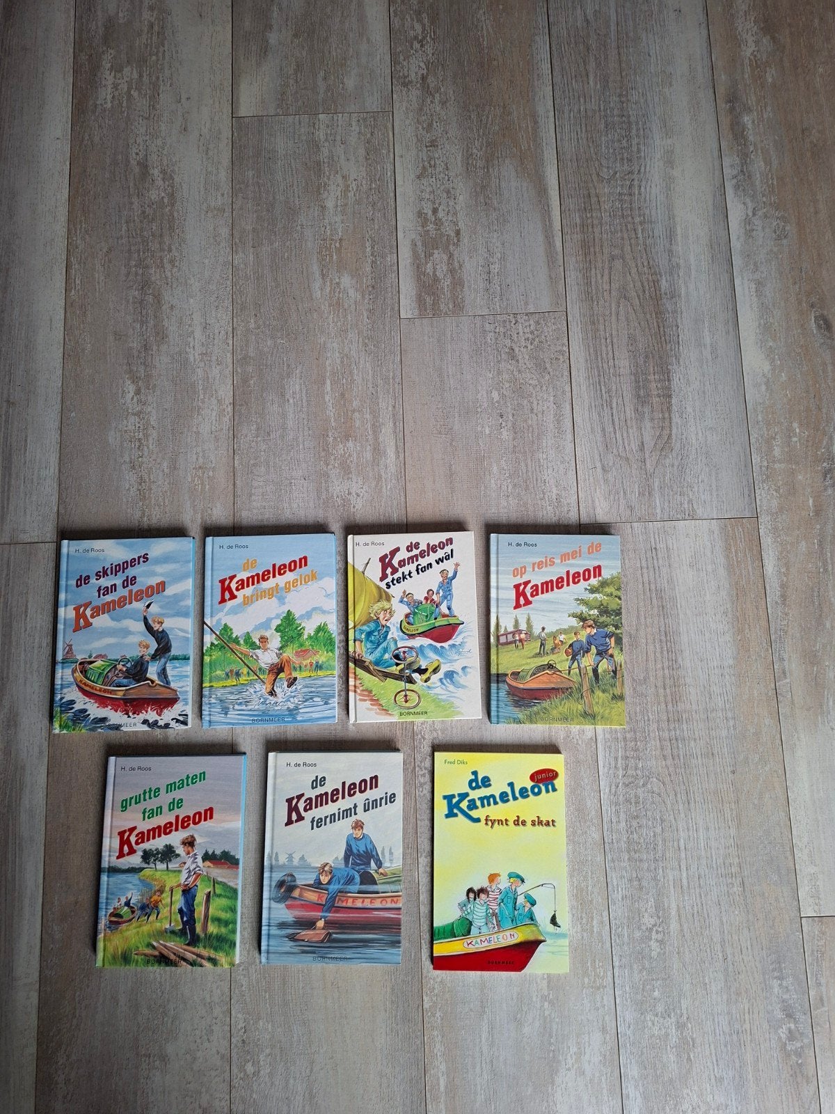 7 Friese Kameleon boeken - Hotze de Roos & Fred Diks, Ophalen of Verzenden, Zo goed als nieuw, Fictie algemeen