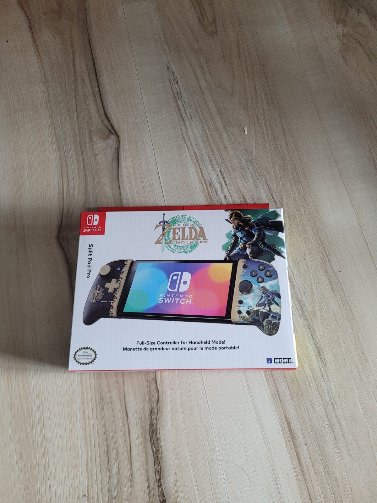 Hori split pad pro voor Nintendo Switch - Zelda TotK ed., Ophalen of Verzenden, Zo goed als nieuw, Switch OLED